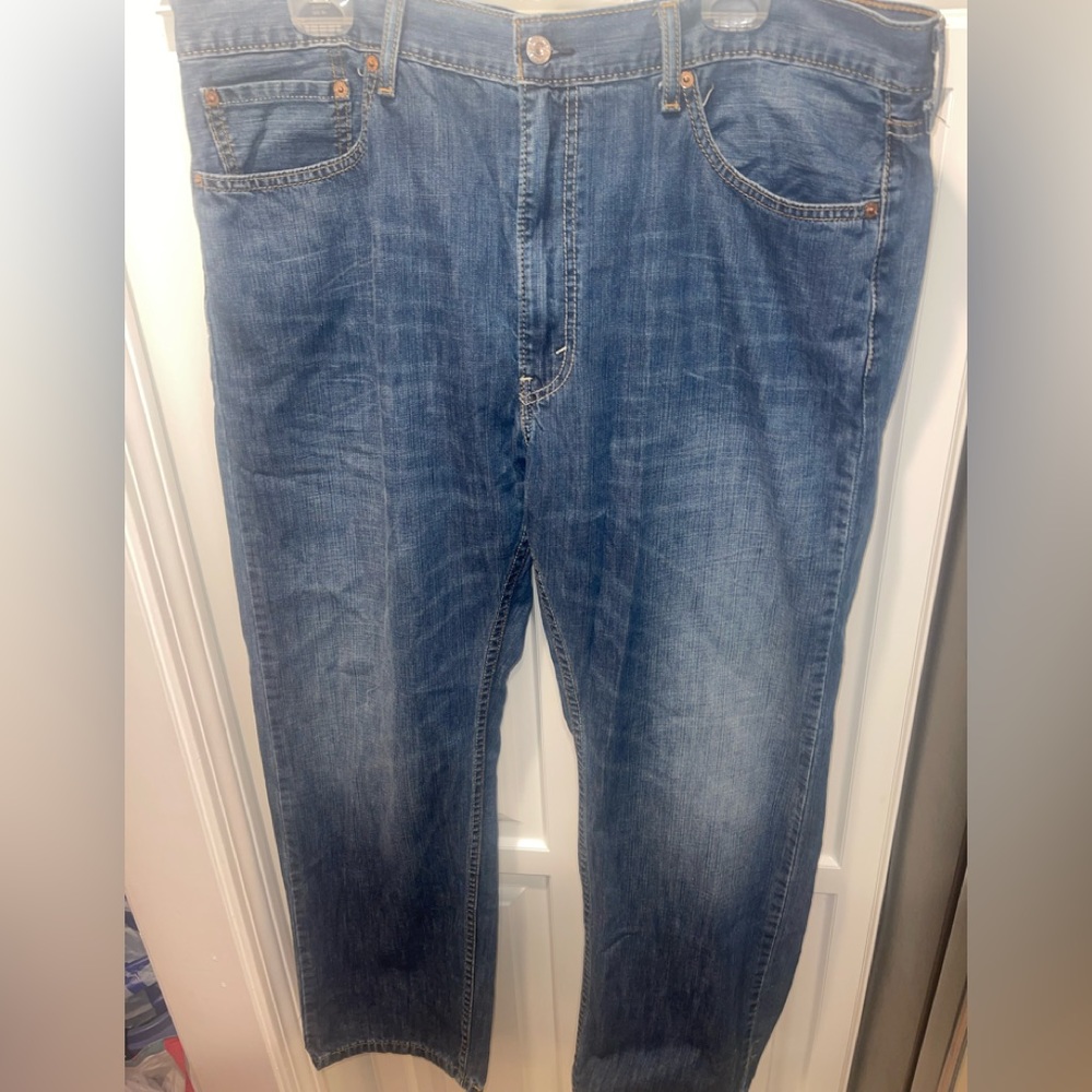 Levi's 505 Regular Fit, Straight Leg‎ Jeans 40x30 Color Blue 100% Cotton